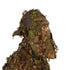 QuikCamo Fitted Hat with Rear Leafy Camo Face Mask – product view 1