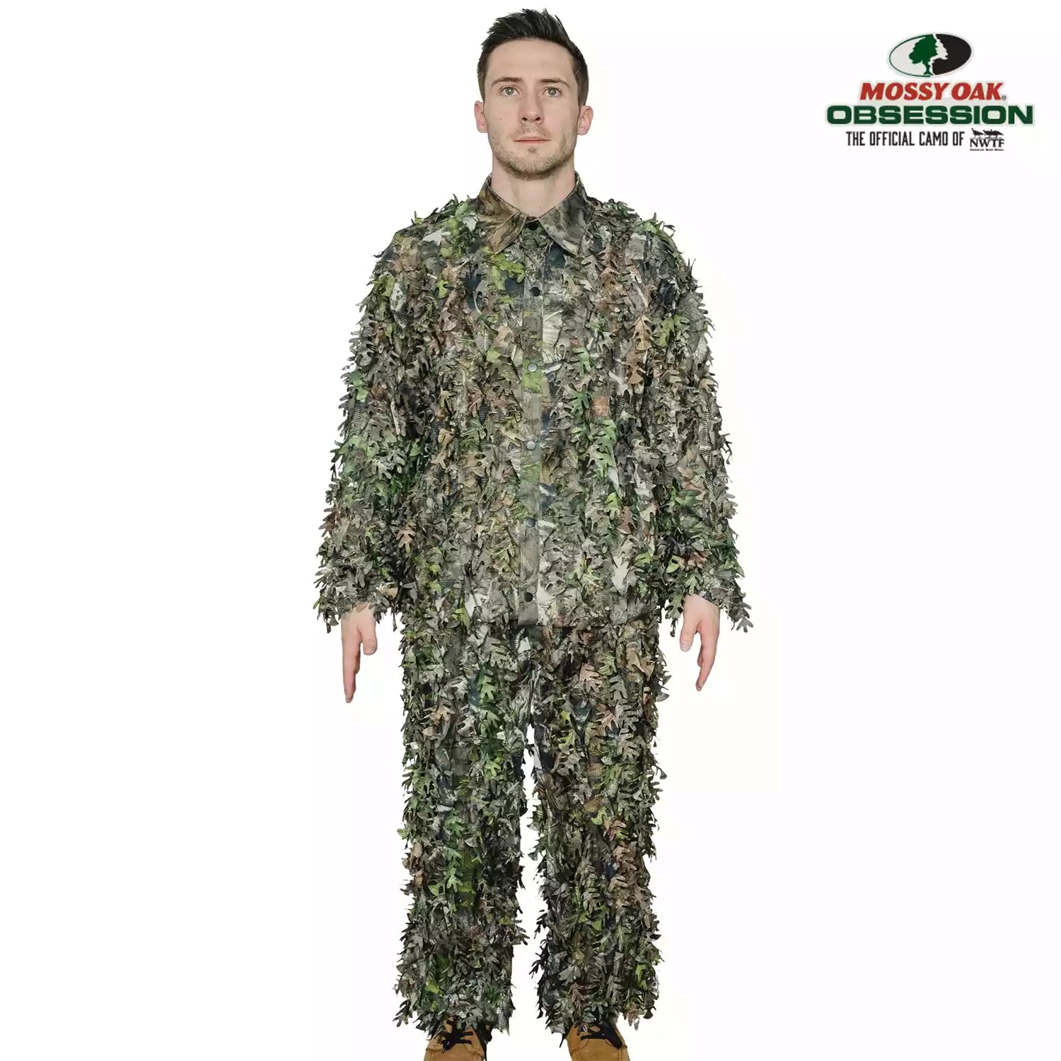 QuikCamo 3D Leafy Ghillie Suit, Top or Hoodie – product view 2