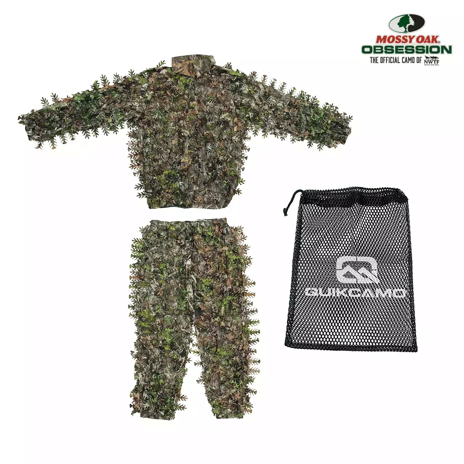 QuikCamo 3D Leafy Ghillie Suit, Top or Hoodie – product view 1