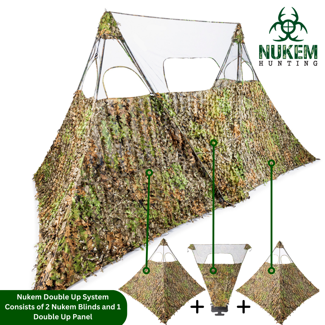 Nukem Double Up System - Mossy Oak Greenleaf 3D Leafy – product image 7