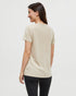 Tentree Women's Mountain Fields T-Shirt - Pale Oak Meteorite Black