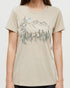 Tentree Women's Mountain Fields T-Shirt - Pale Oak Meteorite Black