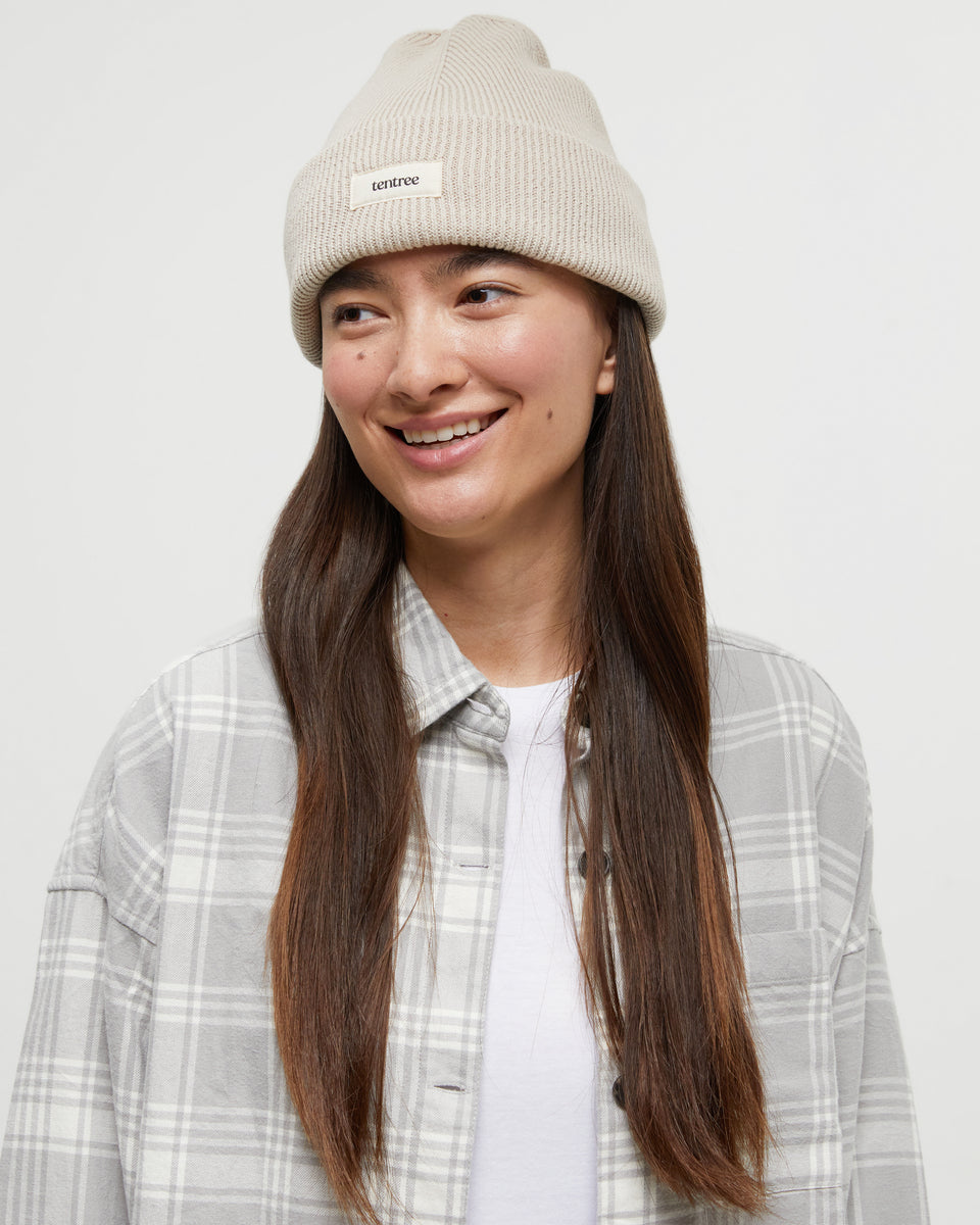 Tentree Alden Beanie - Pale Oak