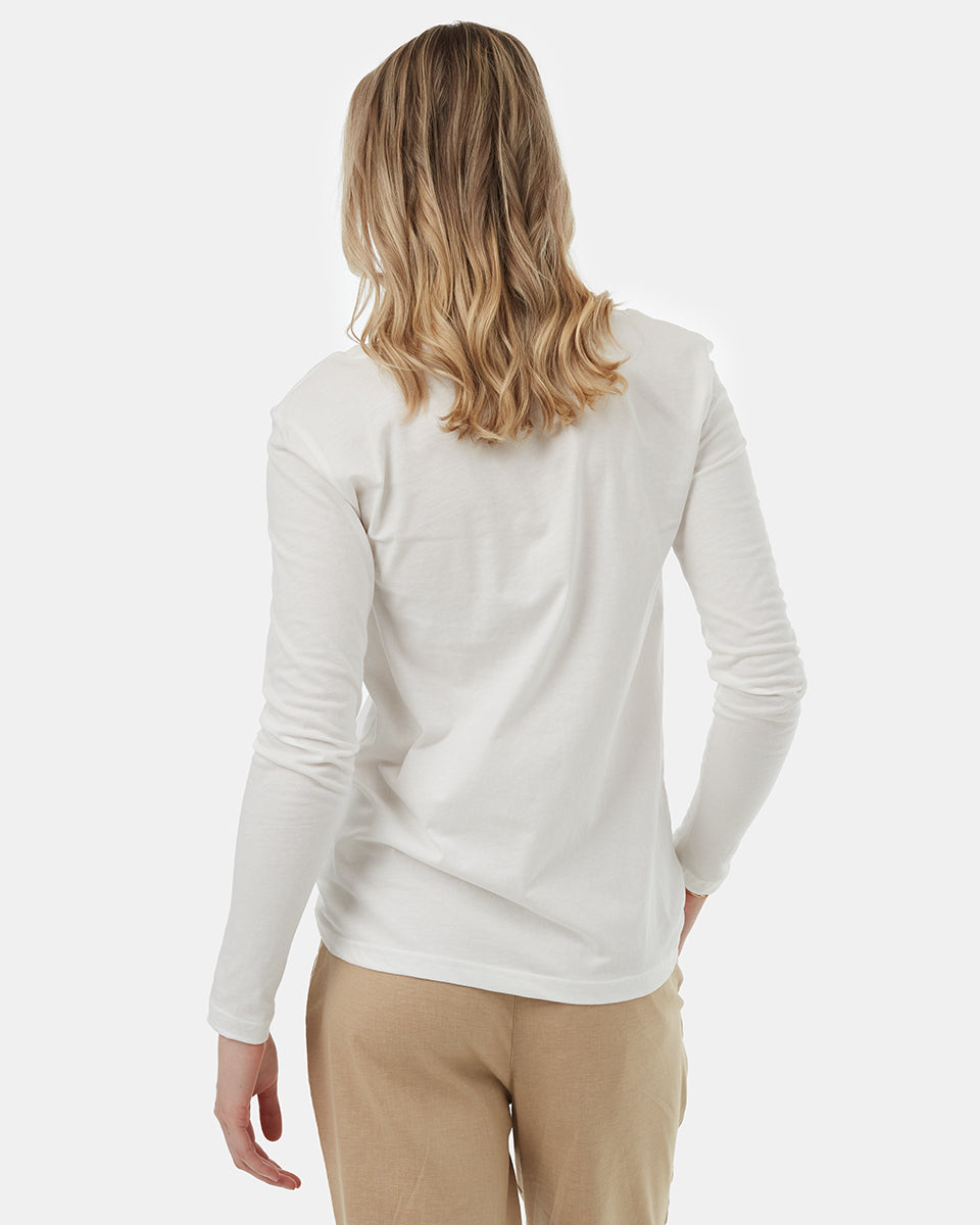 Tentree Women's Regenerative Cotton Longsleeve - Undyed