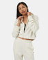Tentree Women's TreeTerry Oversized Cropped Zip Hoodie - Undyed