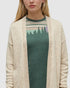 Tentree Women's Prairies Fleck Cardigan - Warm Oak Nep
