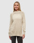 Tentree Women's Spokane Fleck Sweater - Warm Oak Nep