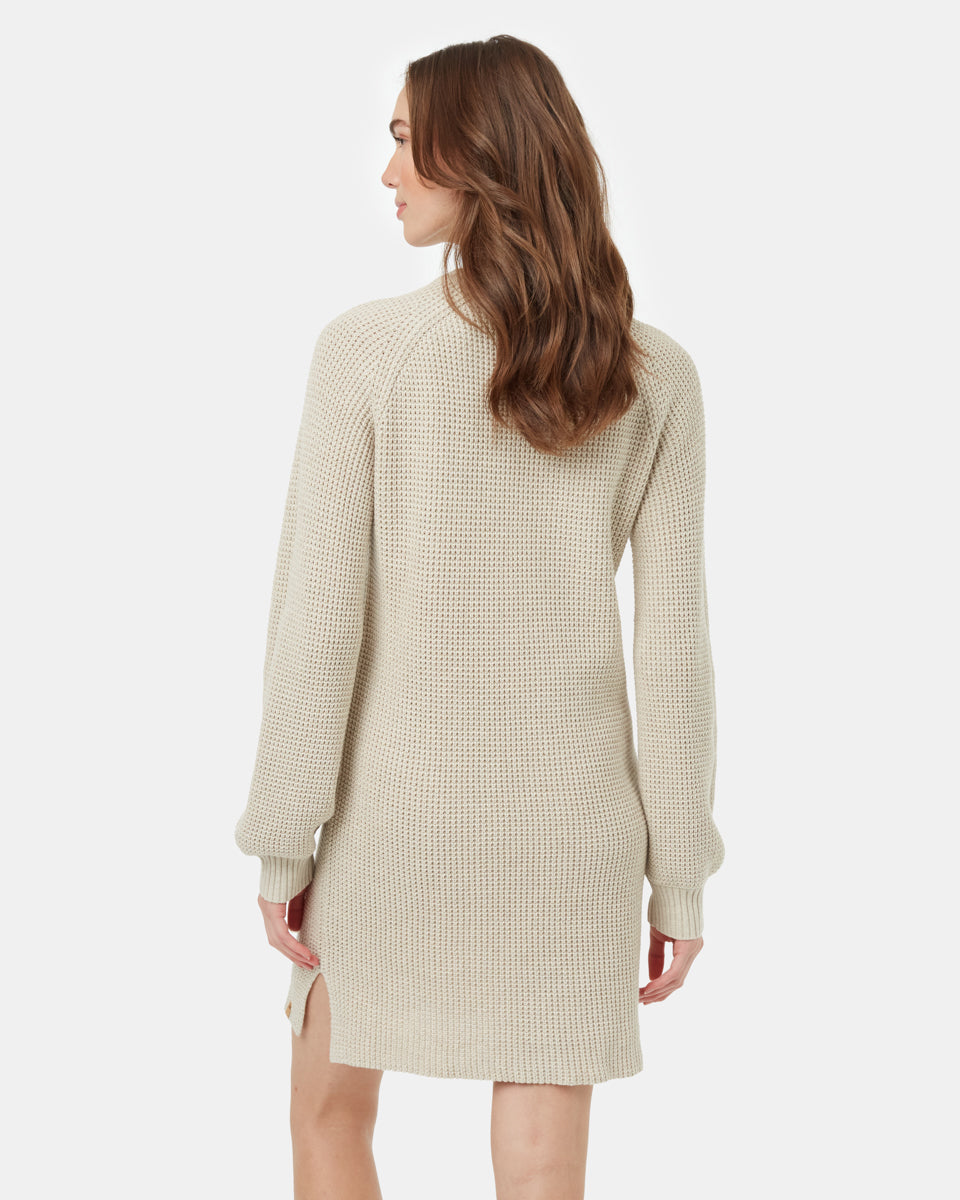 Tentree Women's Highline Crew Neck Dress - Pale Oak Heather