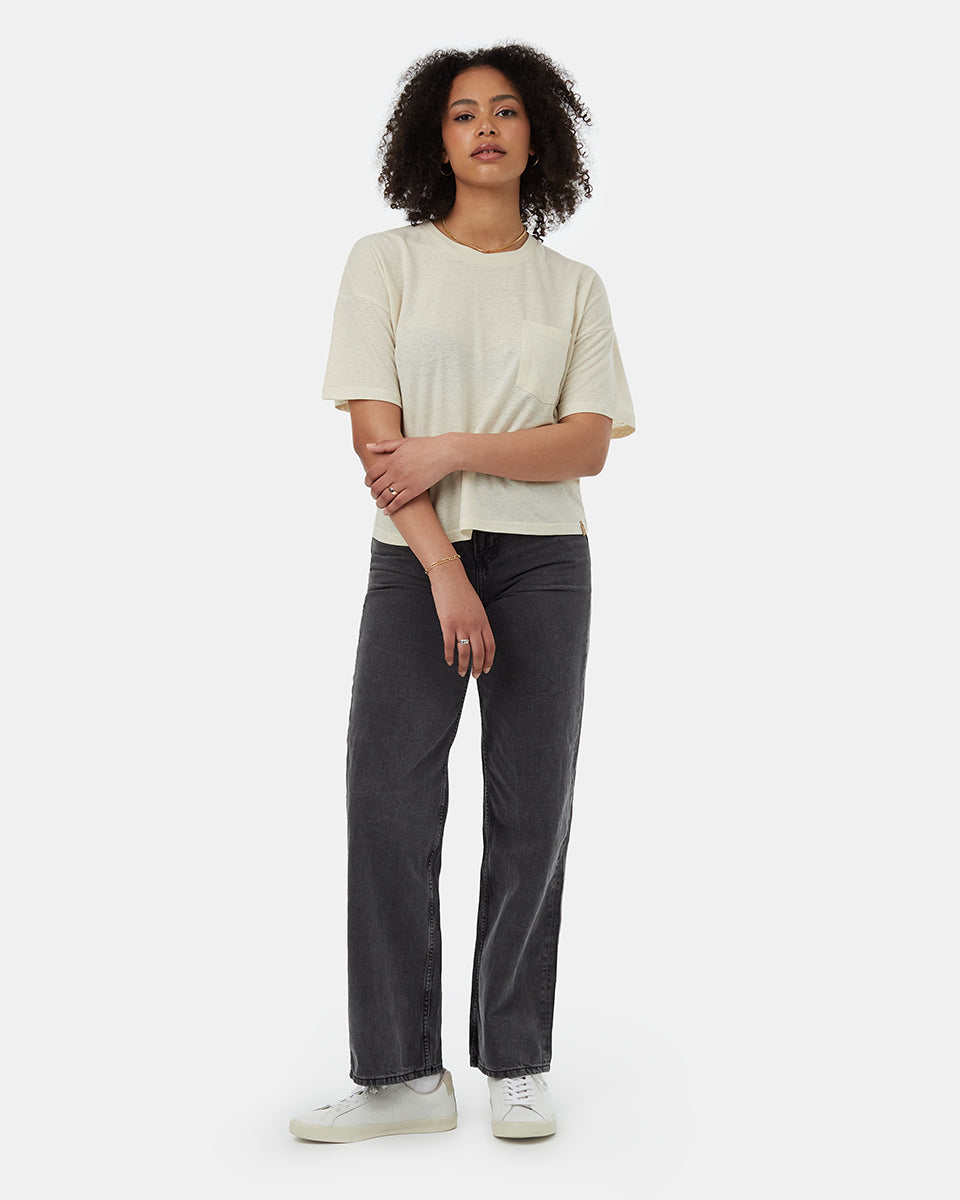 Tentree Women's Hemp Pocket T-Shirt - Undyed