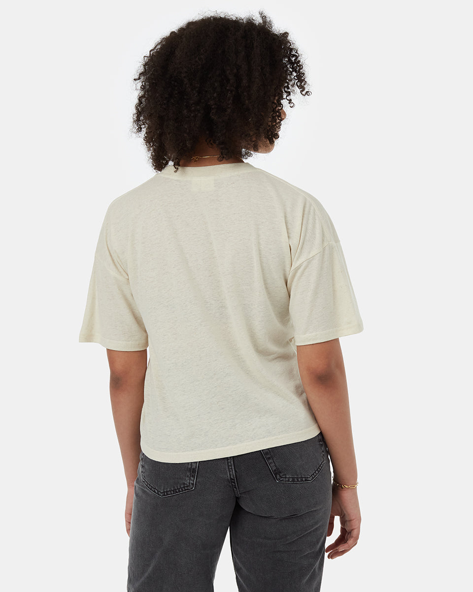 Tentree Women's Hemp Pocket T-Shirt - Undyed