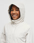 Tentree Women's Nimbus Long Rain Jacket - Pale Oak