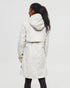 Tentree Women's Nimbus Long Rain Jacket - Pale Oak