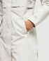 Tentree Women's Nimbus Long Rain Jacket - Pale Oak