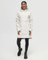 Tentree Women's Nimbus Long Rain Jacket - Pale Oak