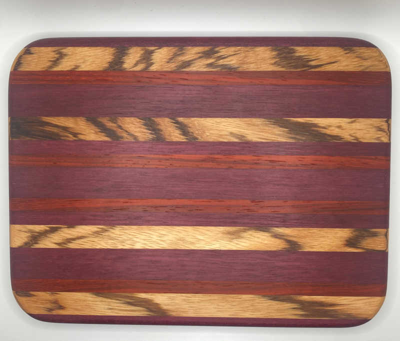 Off-Trayals Packable Exotic-Wood Cutting Board — product view 1