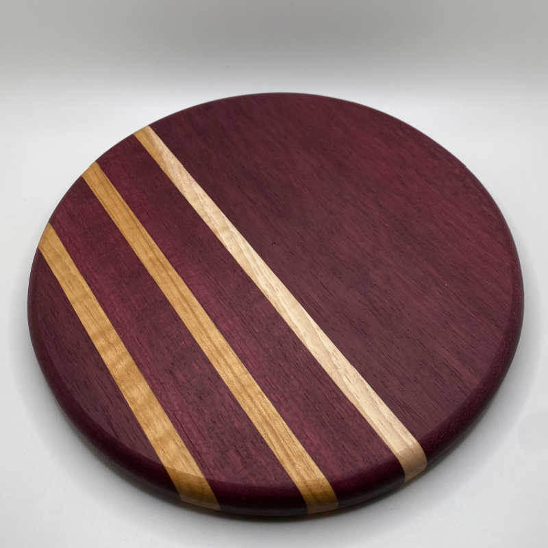 Off-Trayals Round Exotic-Wood Cutting Board — product view 1