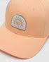 Tentree Sunrise Logo Elevation Hat - Orange Sherbet White Oak