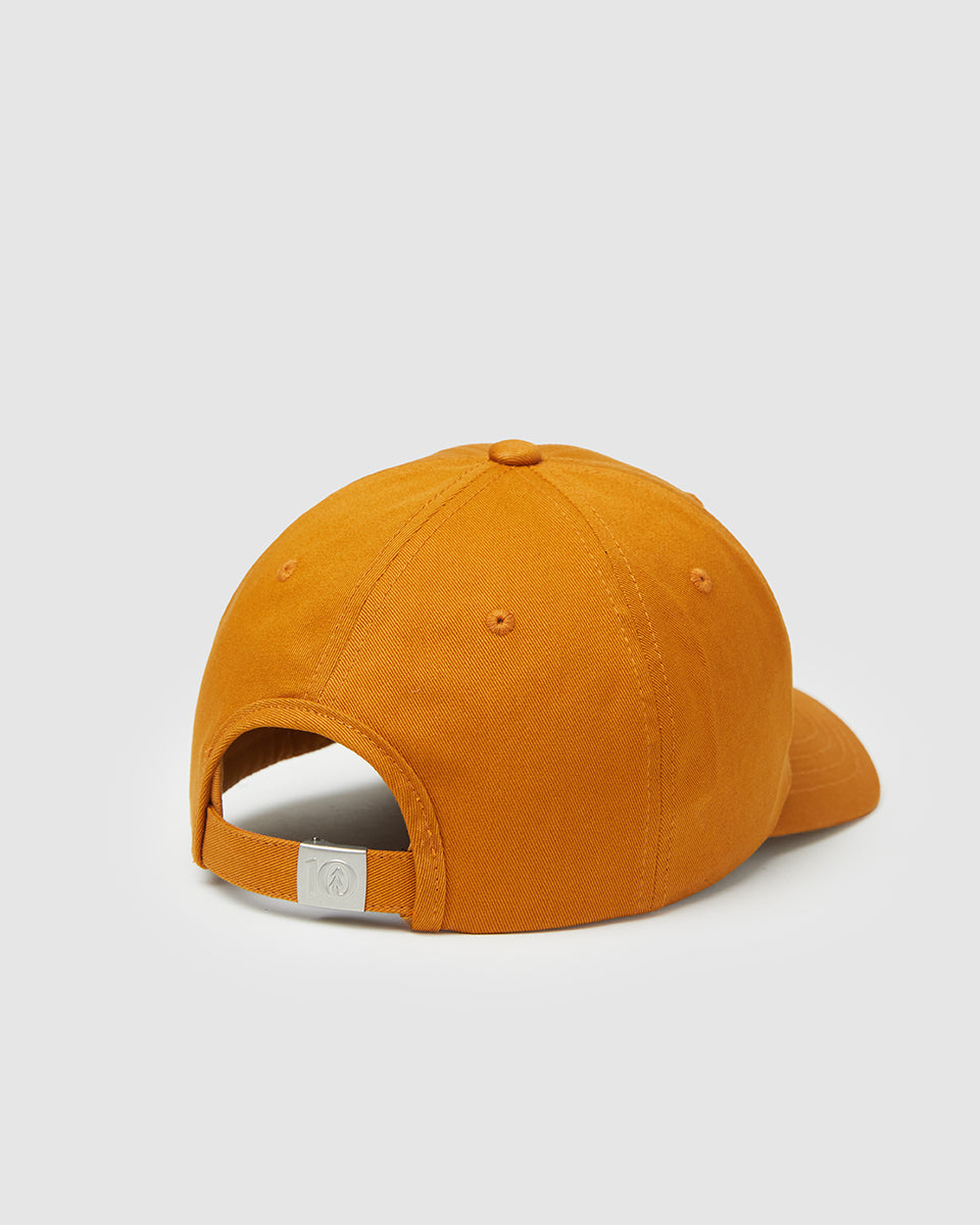 Tentree Boreal Wolf Peak Hat - Burnt Caramel Vintage White