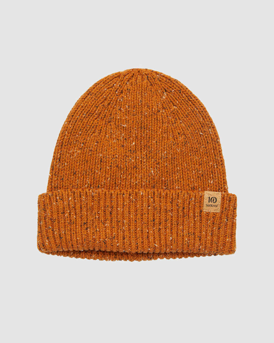 Tentree Bristow Fleck Beanie - Burnt Caramel Nep