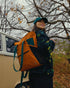 Tentree Gibsons Tote Pack - Burnt Caramel Forest Pine