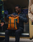 Tentree Gibsons Tote Pack - Burnt Caramel Forest Pine