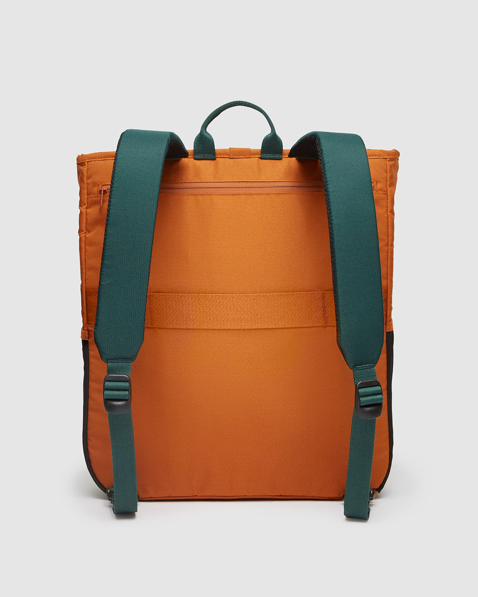 Tentree Gibsons Tote Pack - Burnt Caramel Forest Pine