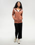 Tentree Women's Juniper Zip Hoodie - Clay Tile Heather White