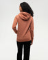 Tentree Women's Juniper Zip Hoodie - Clay Tile Heather White