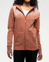 Tentree Women's Juniper Zip Hoodie - Clay Tile Heather White
