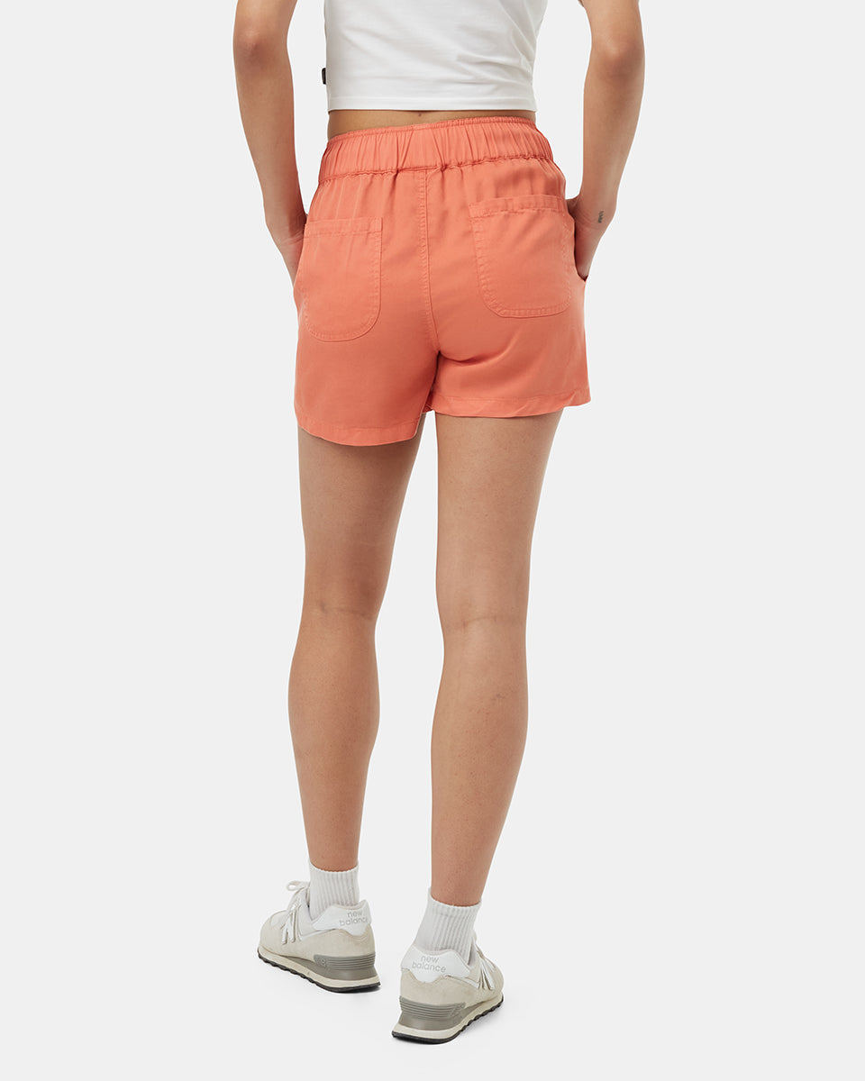 Tentree Women's Tencel Instow Short - Terracotta