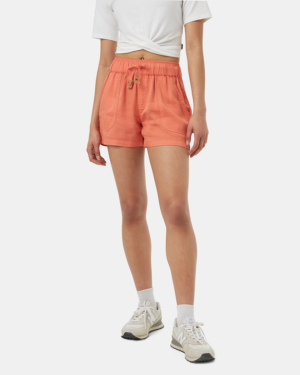 Tentree Women's Tencel Instow Short - Terracotta