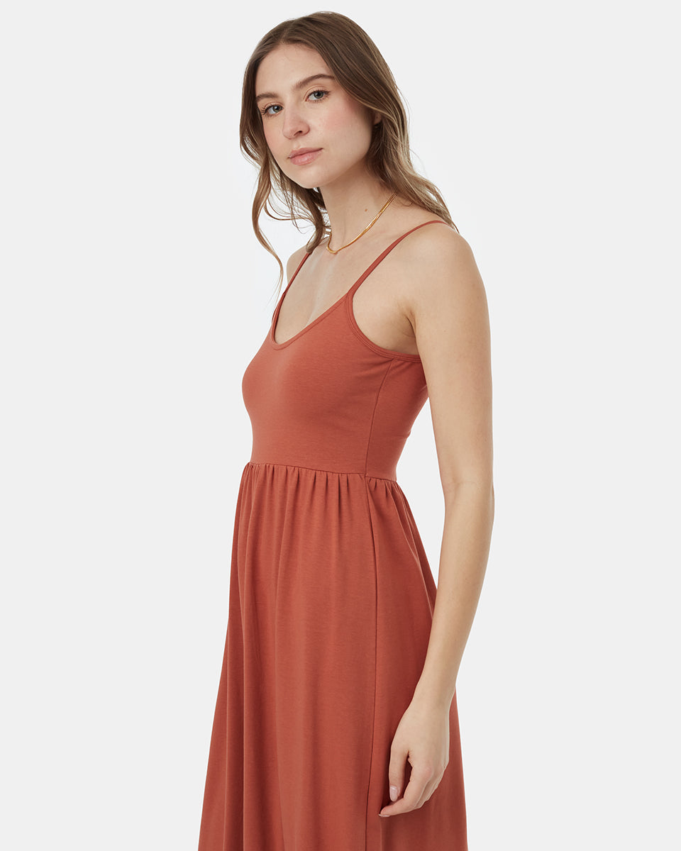 Tentree Women's Modal Sunset Dress - Baked Clay