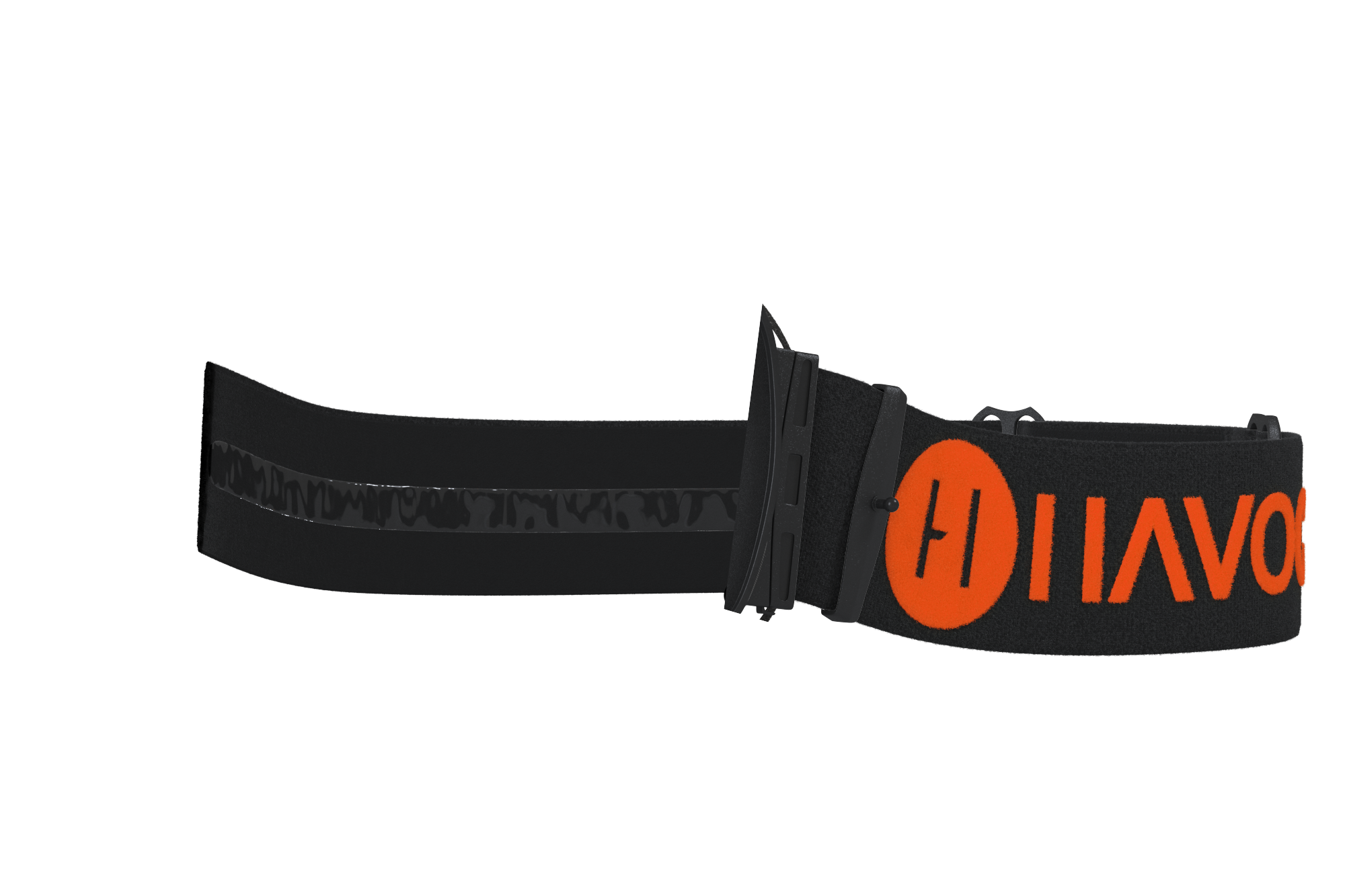 Havoc Orange Goggle Strap — Helios & Infinity — product view 1