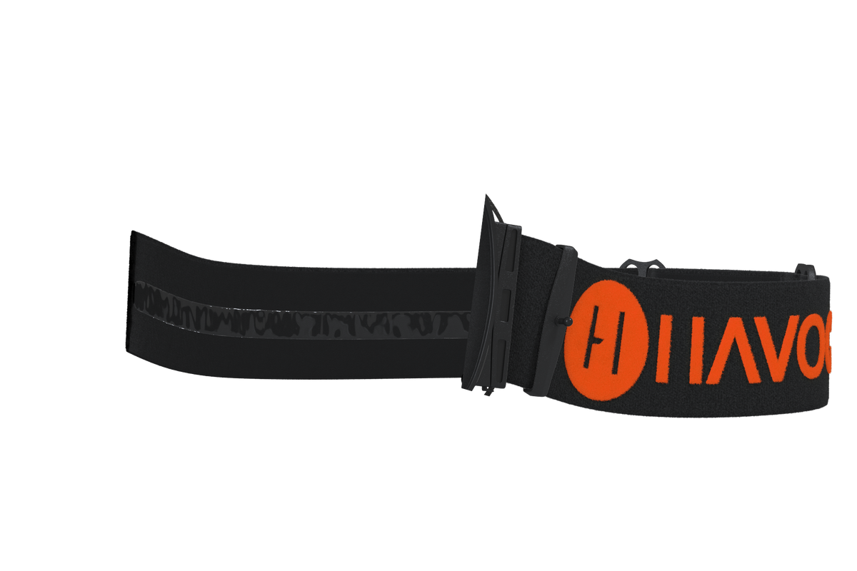 Havoc Orange Goggle Strap — Helios & Infinity — product view 1