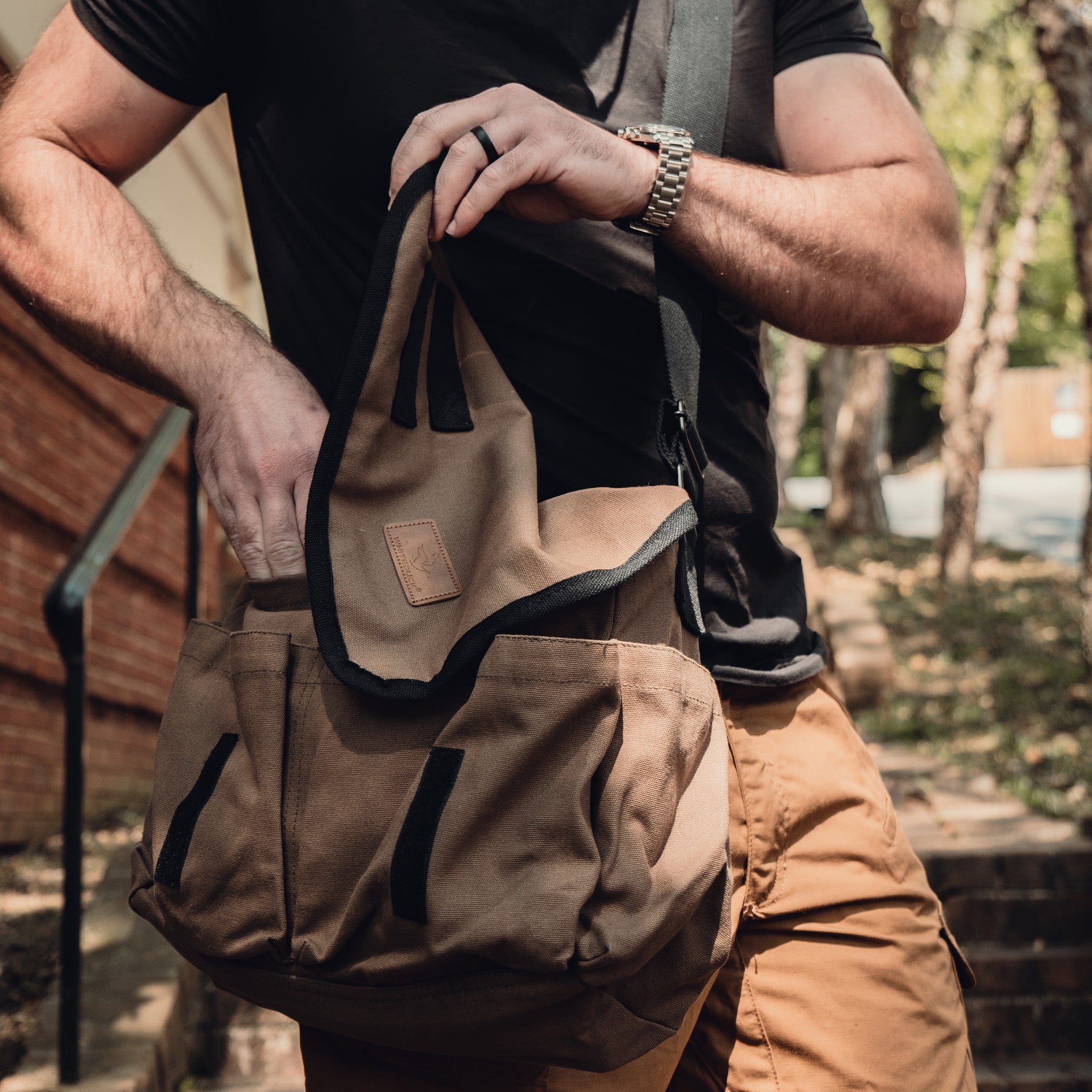 White Duck Filios Messenger Bag
