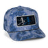 Dancing Skeletons Fly Fishing Trucker Tie Dye Rope Cap by Paramount Outdoors
