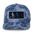 Dancing Skeletons Fly Fishing Trucker Tie Dye Rope Cap by Paramount Outdoors