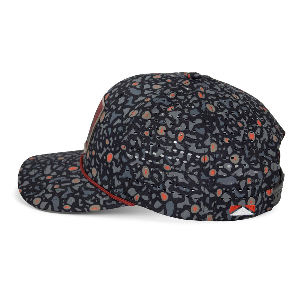 Big Foot Squatch Perforated Fishing 6-Panel Rope Cap by Paramount Outdoors