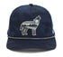 Wolf Howl Cloud Texture 5-Panel Rope Cap by Paramount Outdoors