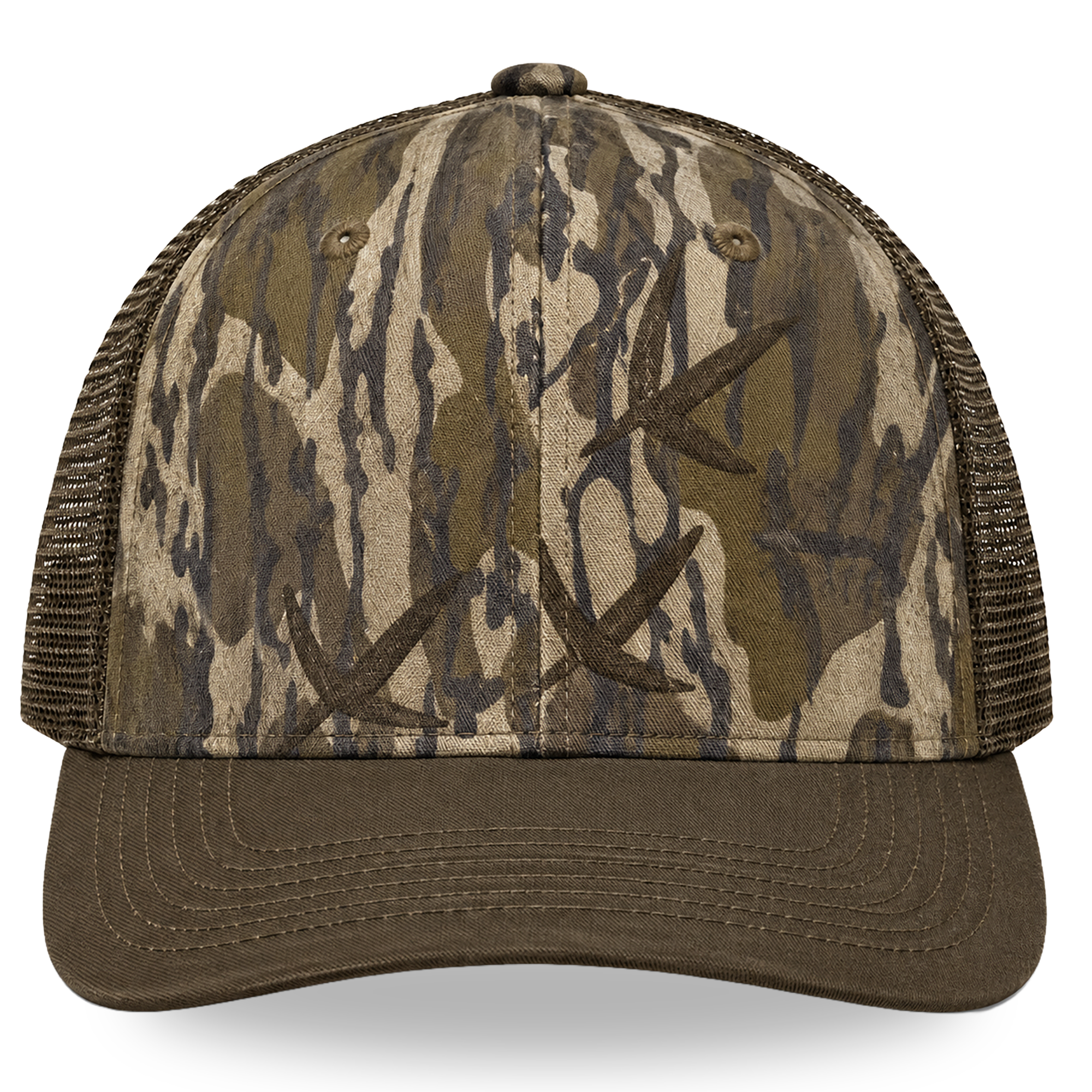 Paramount Outdoors Camo Turkey Tracks Trucker Cap – product view 1
