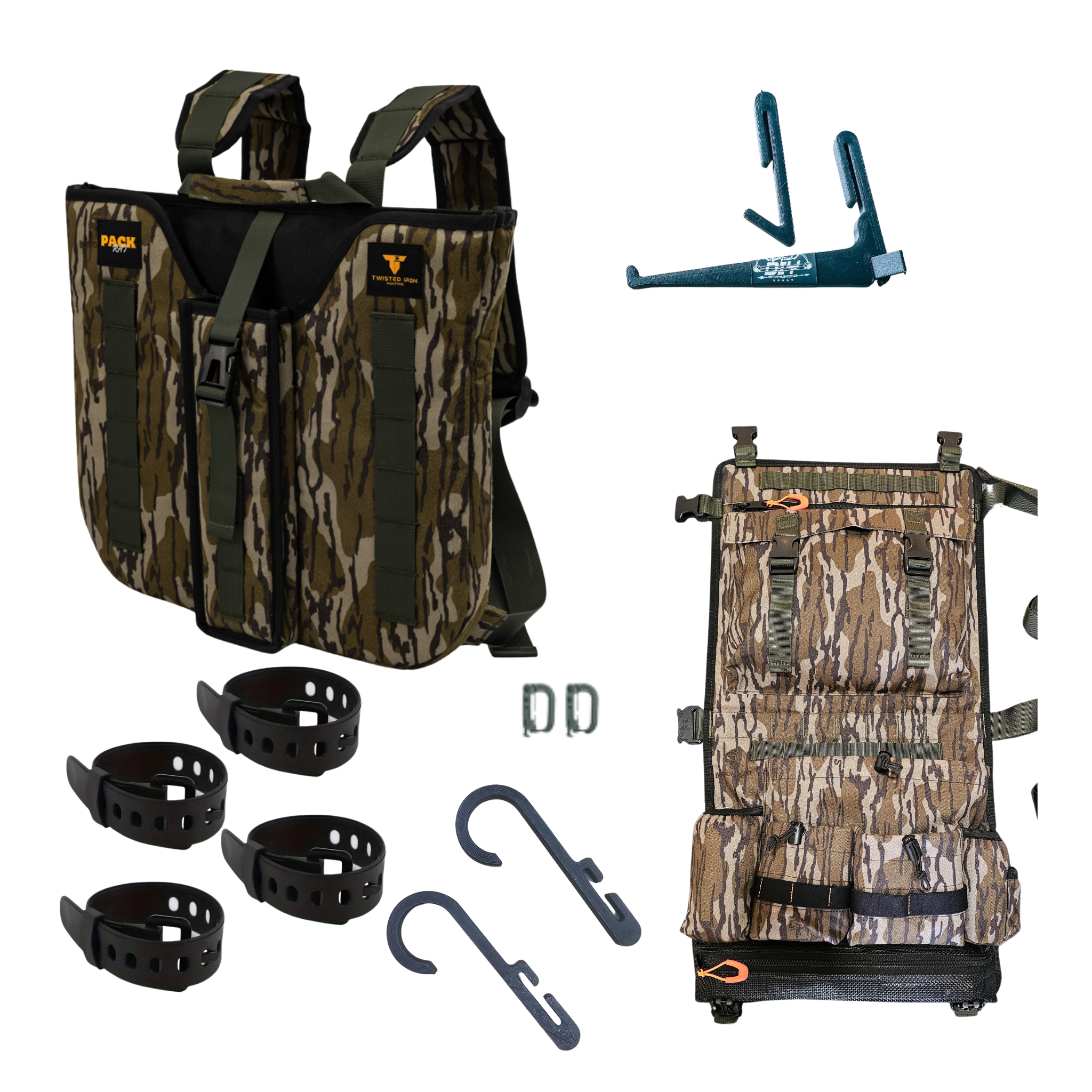 Twisted Iron Full Send Saddle Hunting Pack System – Bottomland – view 1