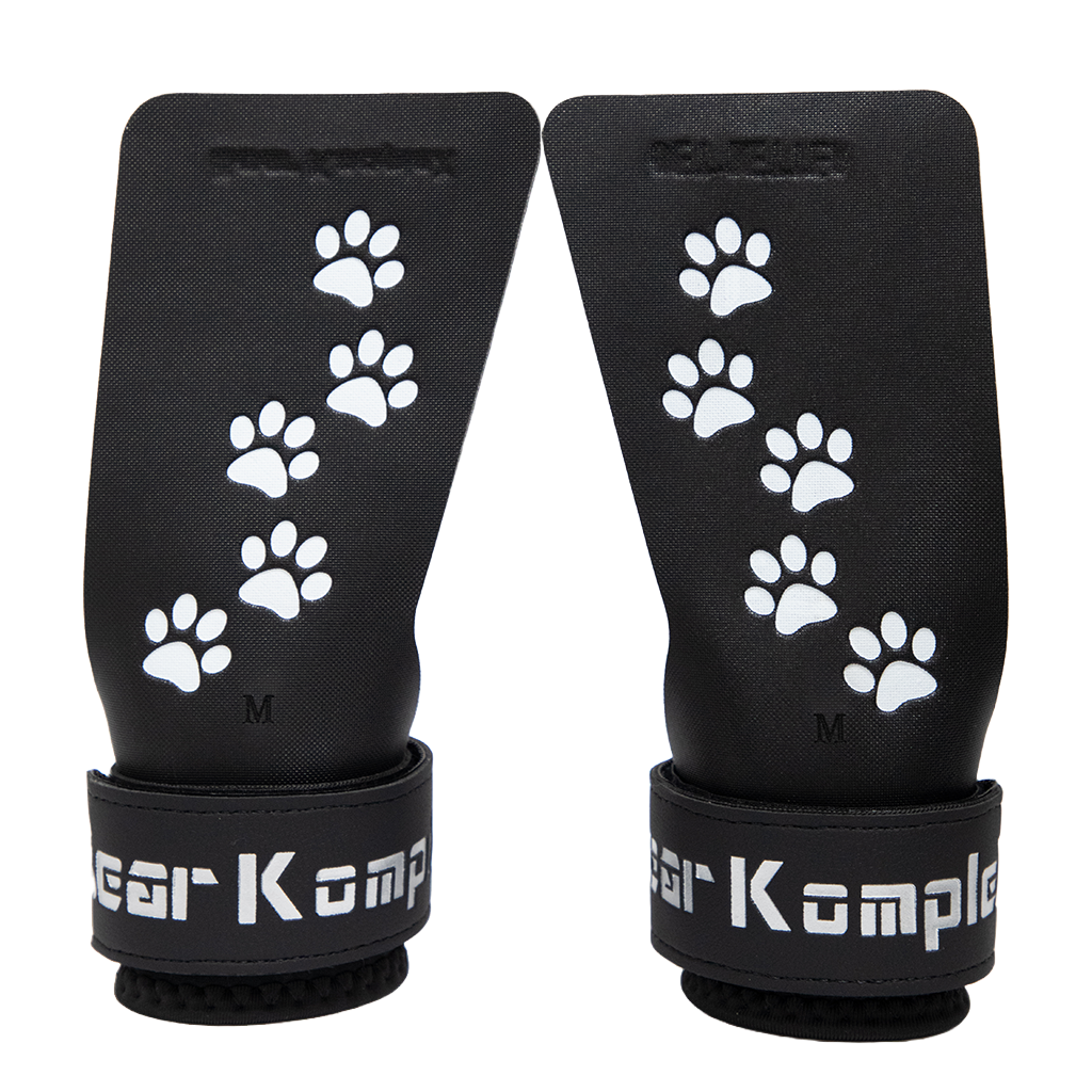 Paw Print by Lexi Neely - Black Diamond No Hole Speed Grips by Bear KompleX