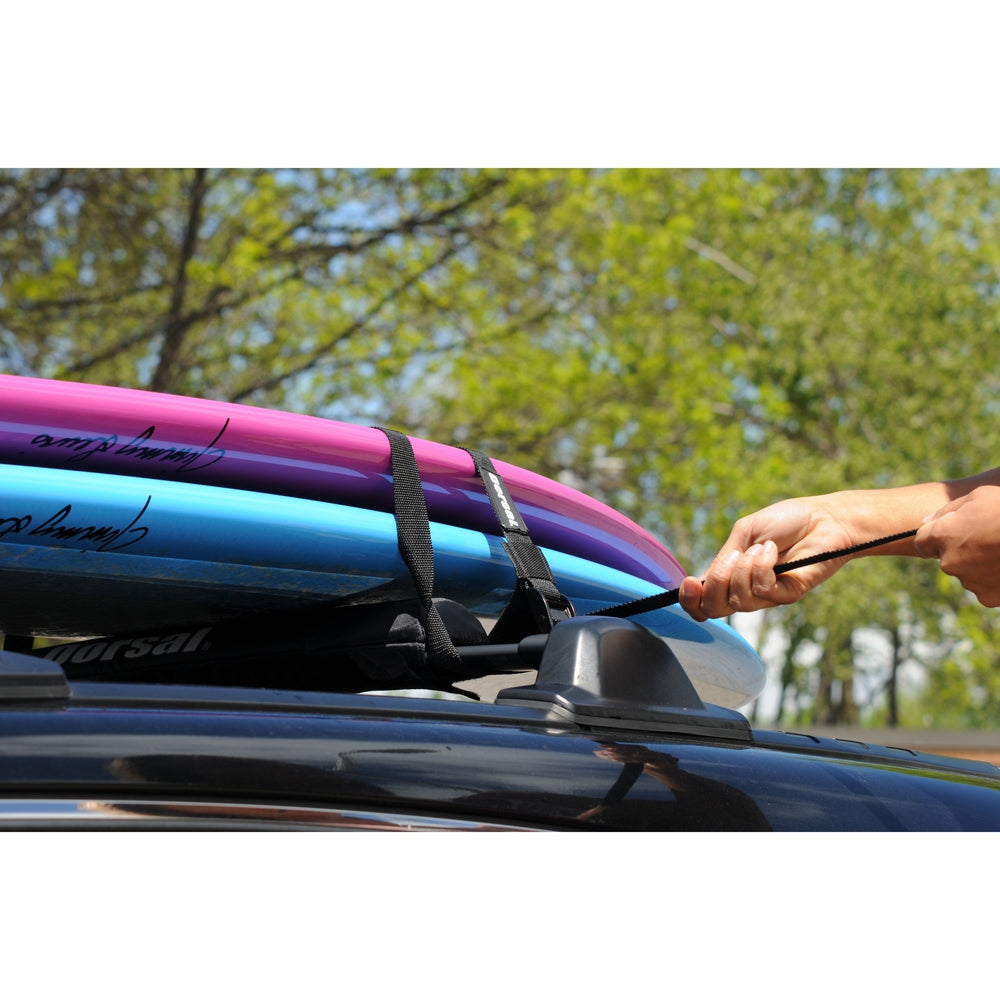DORSAL Tie Down Straps for Roof Rack Pads Crossbars - Pack of 2 holds Surfboards Kayaks Canoes Paddleboards - view 3