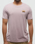 Tentree Men's Juniper Cork Patch T-Shirt - Vintage Mauve Heather Cork Patch