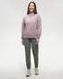 Tentree Women's Plant Club Crew - Vintage Mauve Vintage White