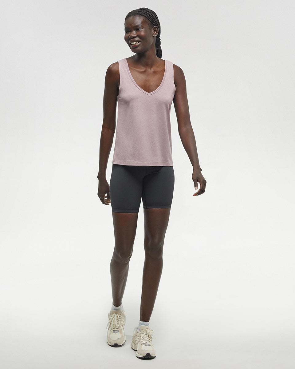 Tentree Women's Kinney Tank - Vintage Mauve Heather