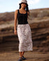 Tentree Women's Yaletown Skirt - Pink Sand Watercolour Floral