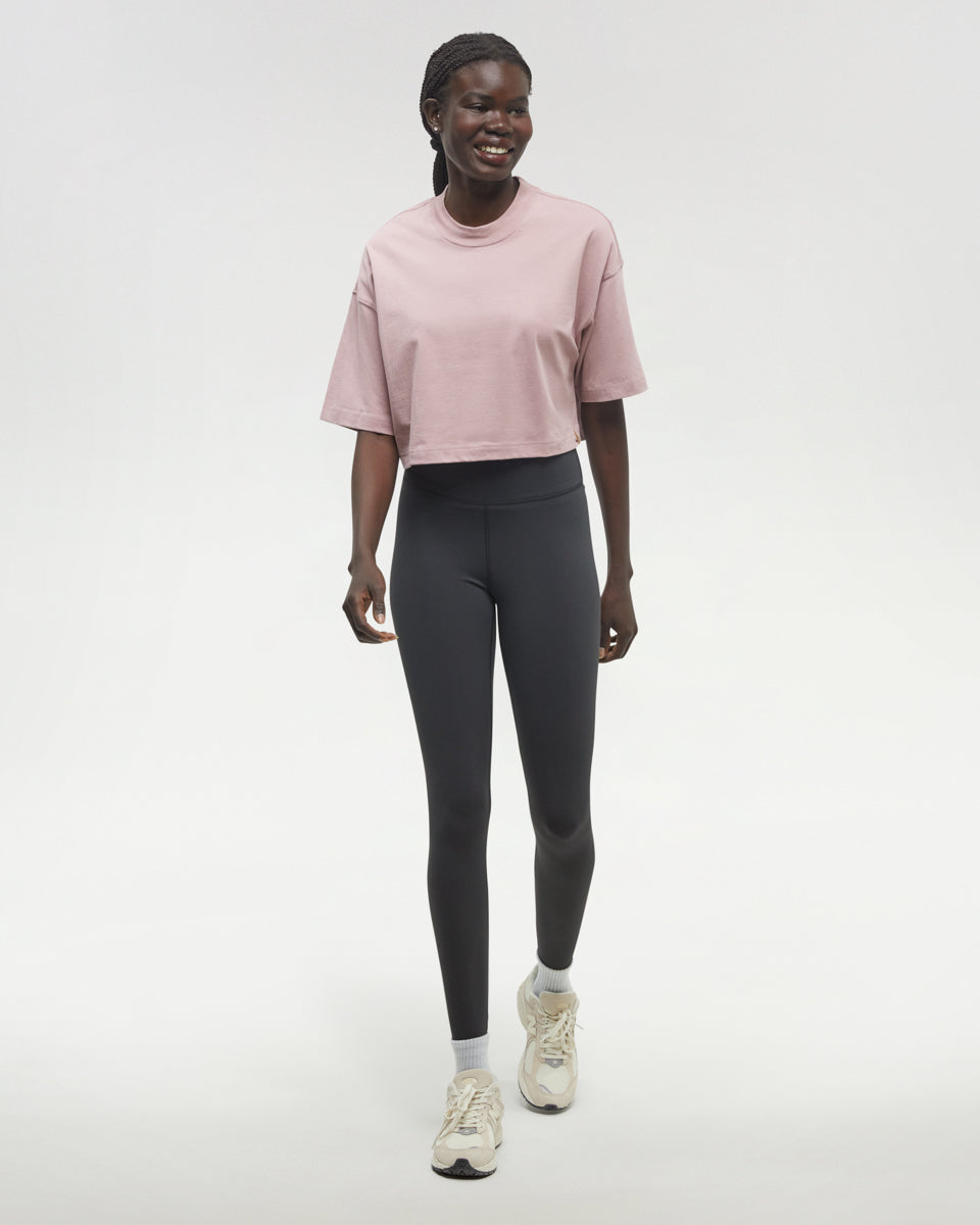 Tentree Women's Laurelwood Crop T-Shirt - Vintage Mauve