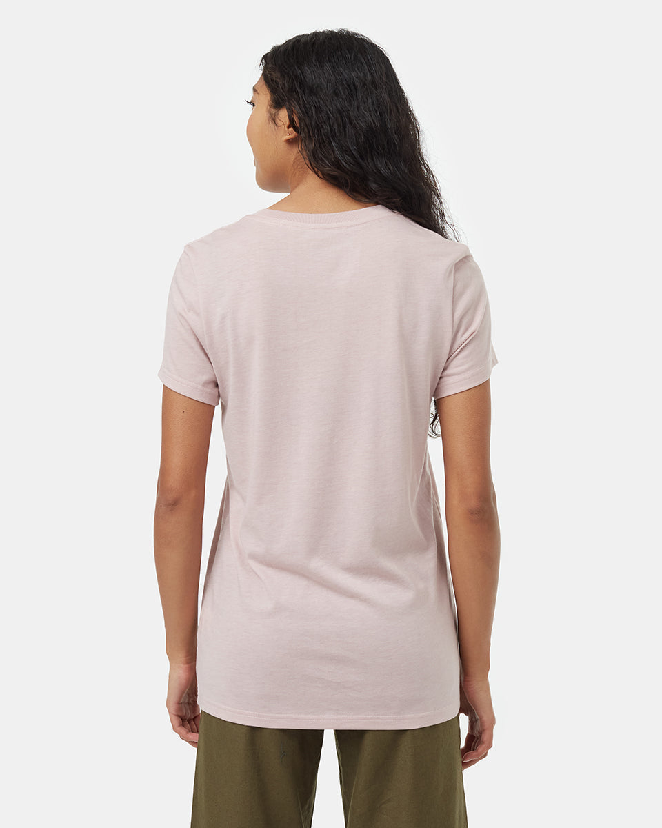 Tentree Women's Plant Club T-Shirt - Violet Haze Heather Flint