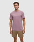 Tentree Men's TreeBlend Baker Henley - Pink Sand